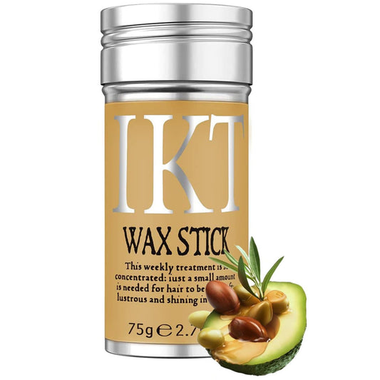 Hair Wax Stick for Women & Men - Hair Slick Back Stick, Anti-Frizz and Fly Away Hair Tamer, No Residue Hair Finishing Stick for Flyaways, All Day Hold Styling Product for Smoothing Hair Strands 75gm