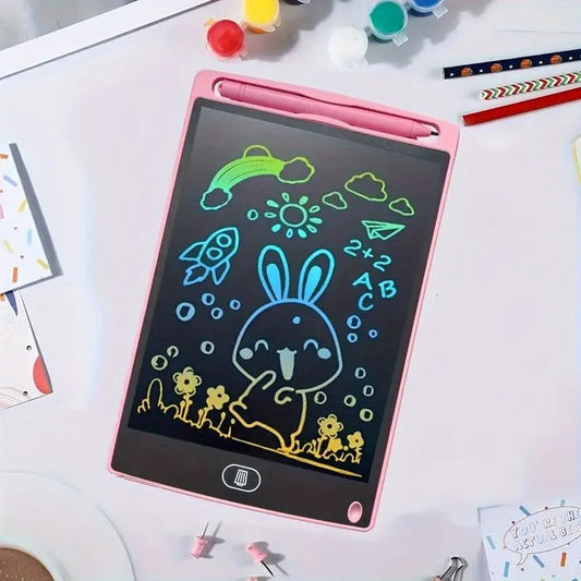 Children’s LCD Writing Tablet 8.5-Inch – Preschool Learning Drawing Board, Reusable Doodle Pad, Smart Electronic Notepad