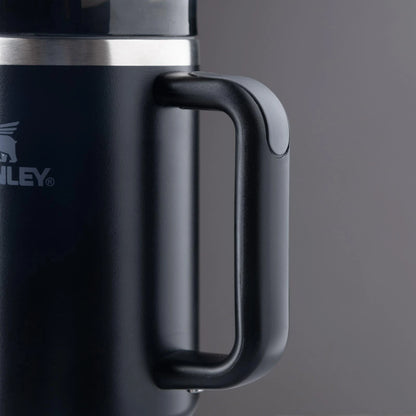 Stanley's Tumbler Cup: with insulated walls keeps drinks Cold for 11 hours, Hot for 7 hours and Iced for 48 hours