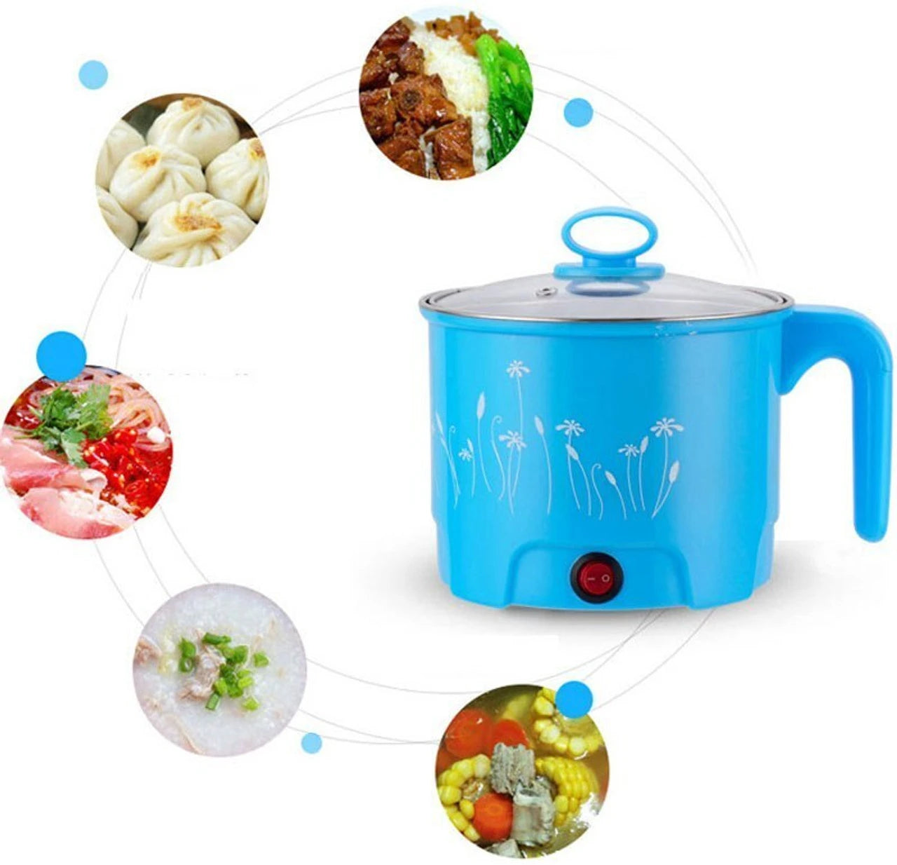 ChefPro Electric Multifunction Pot — Portable Mini Cooker for Hostel, Travel & Everyday Cooking!
