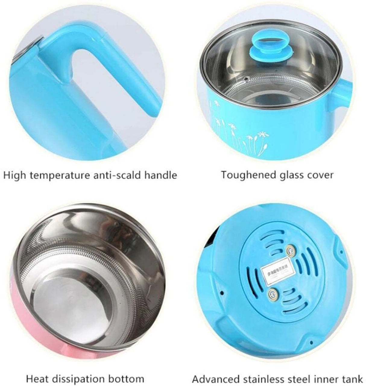 ChefPro Electric Multifunction Pot — Portable Mini Cooker for Hostel, Travel & Everyday Cooking!