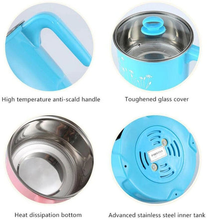 ChefPro Electric Multifunction Pot — Portable Mini Cooker for Hostel, Travel & Everyday Cooking!